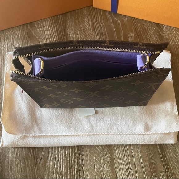 Louis Vuitton Monogram Brown Cosmetic Bag - Picture 8 of 8